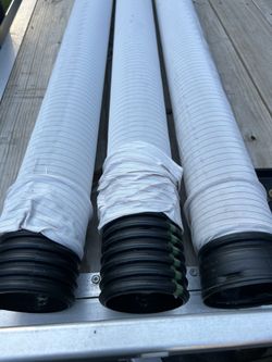 ADS Dual Wall Perforated Drain Pipe W/sock