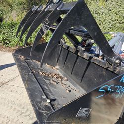 Mini Skidsteer Grapple Bucket 