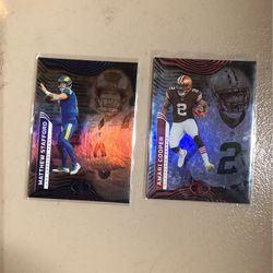 Both If These Cards Are Out Of 2022  Illusions, Matthew Stafford, and Amari Cooper