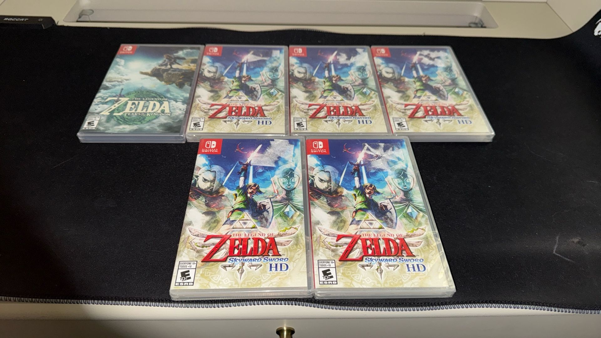 6 SEALED Zelda Nintendo Switch Games