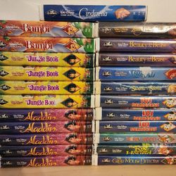 Black Diamond Disney VHS Movies 