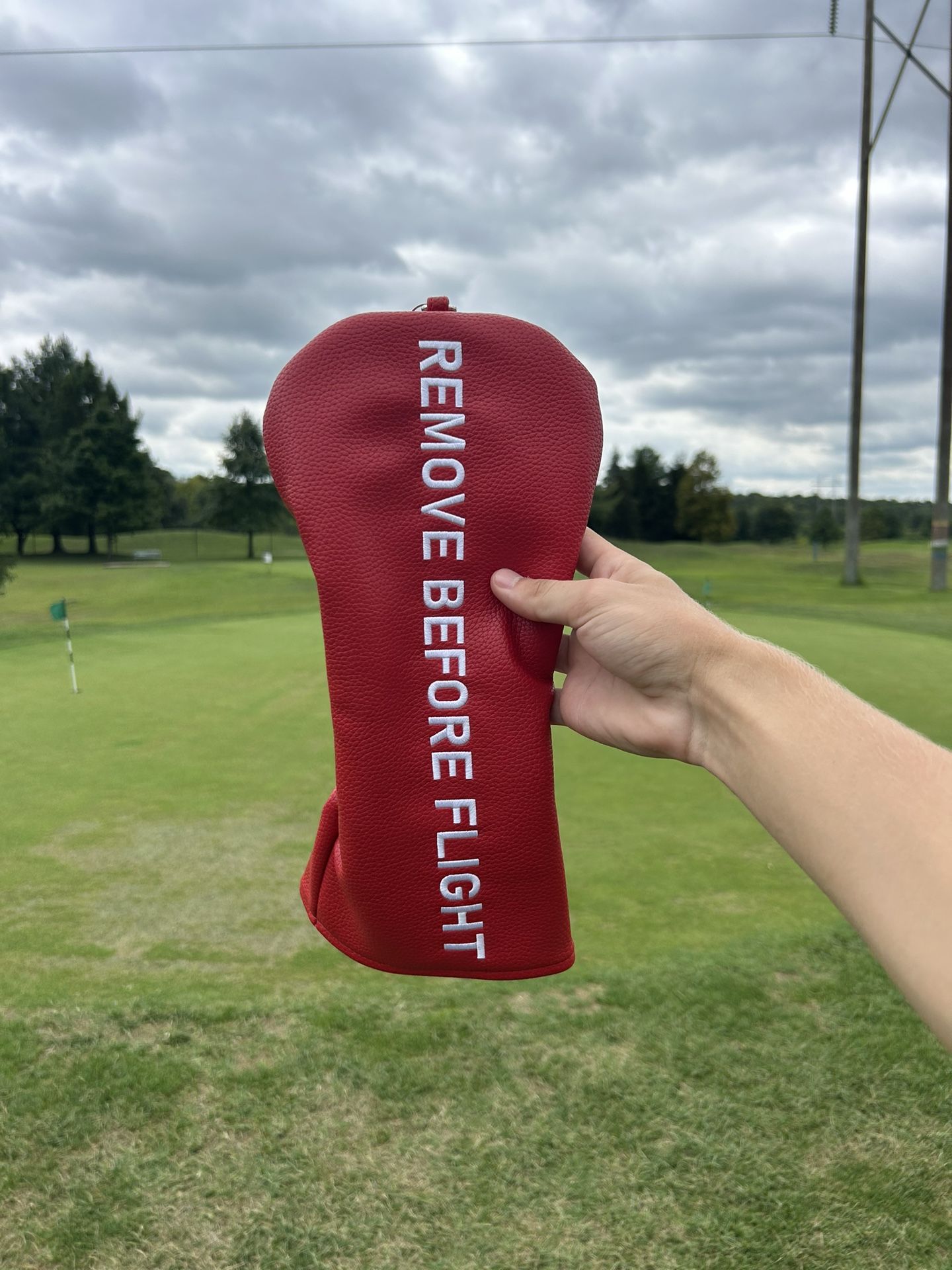 Remove Before Flight Golf Driver Headcover