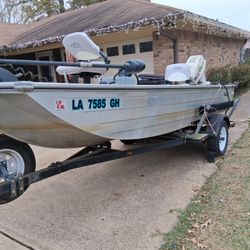 Alumina craft Boat Johnson Vro 50 