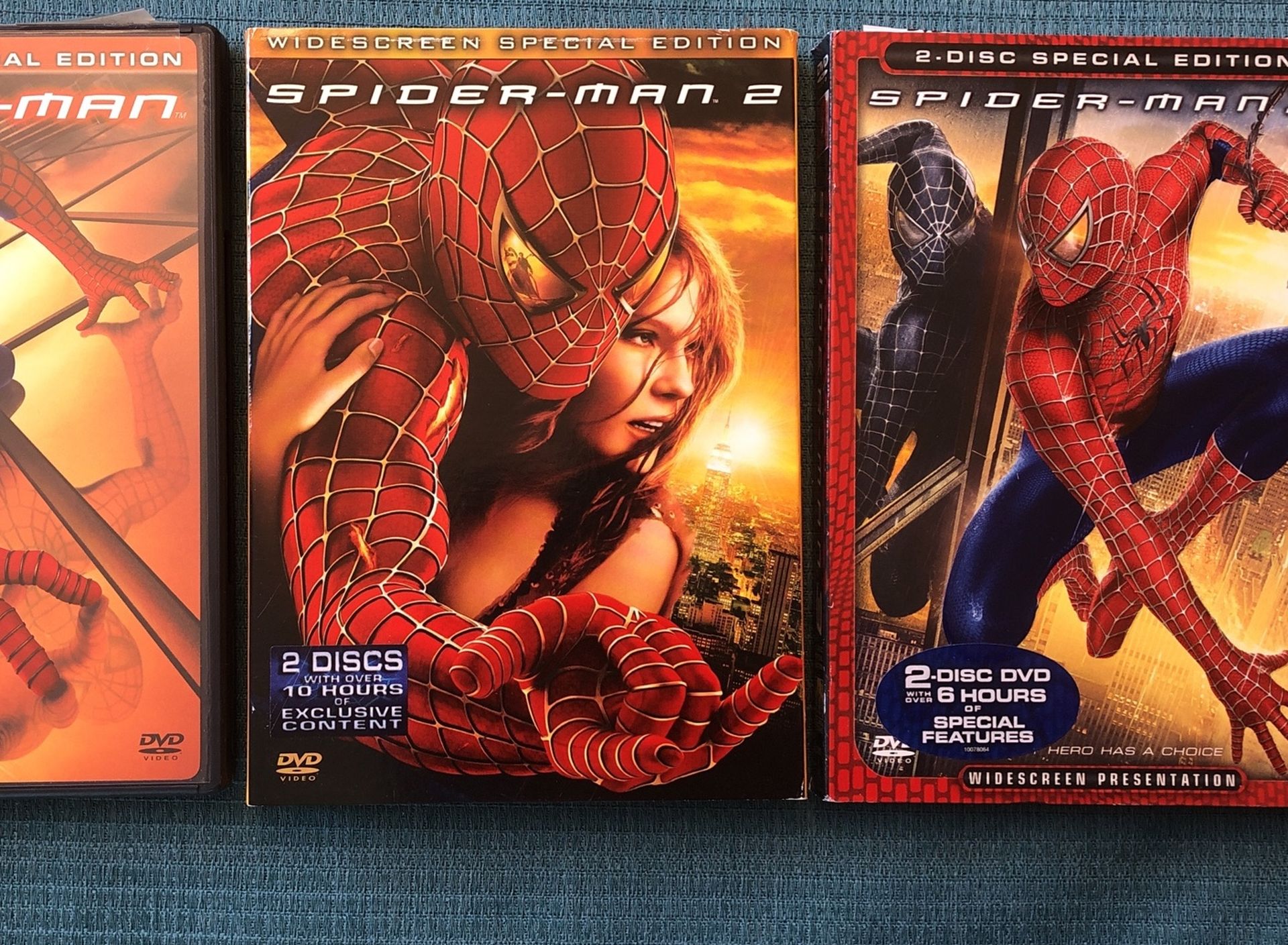 Spider-Man 3 Movie Collection W/ Bonus Discs