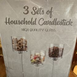 3pc Candle Holders