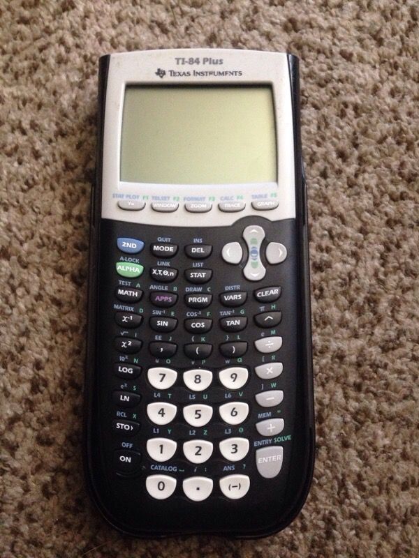 Texas Instruments TI84 plus graphing calculator for Sale