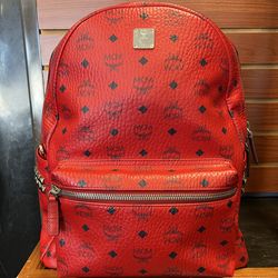 MCM Stark Sude Studs Backpack
