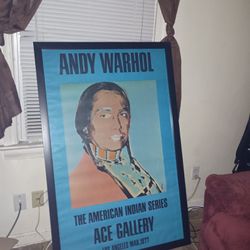 Original Warhol 1977 Poster From ACE GALLERIES With C.O.A. PAPERWORK  ESTATE SALE "REDUCED PRICE" INVESTMENT QUALITY WARHOL TRADE FOR??