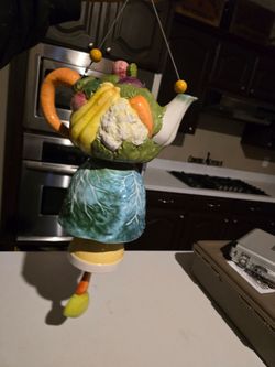 Cute ceramic wind chime or  Home decor