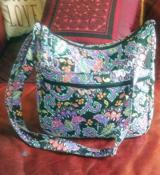 Women's Multi Colored Paisley Handbag