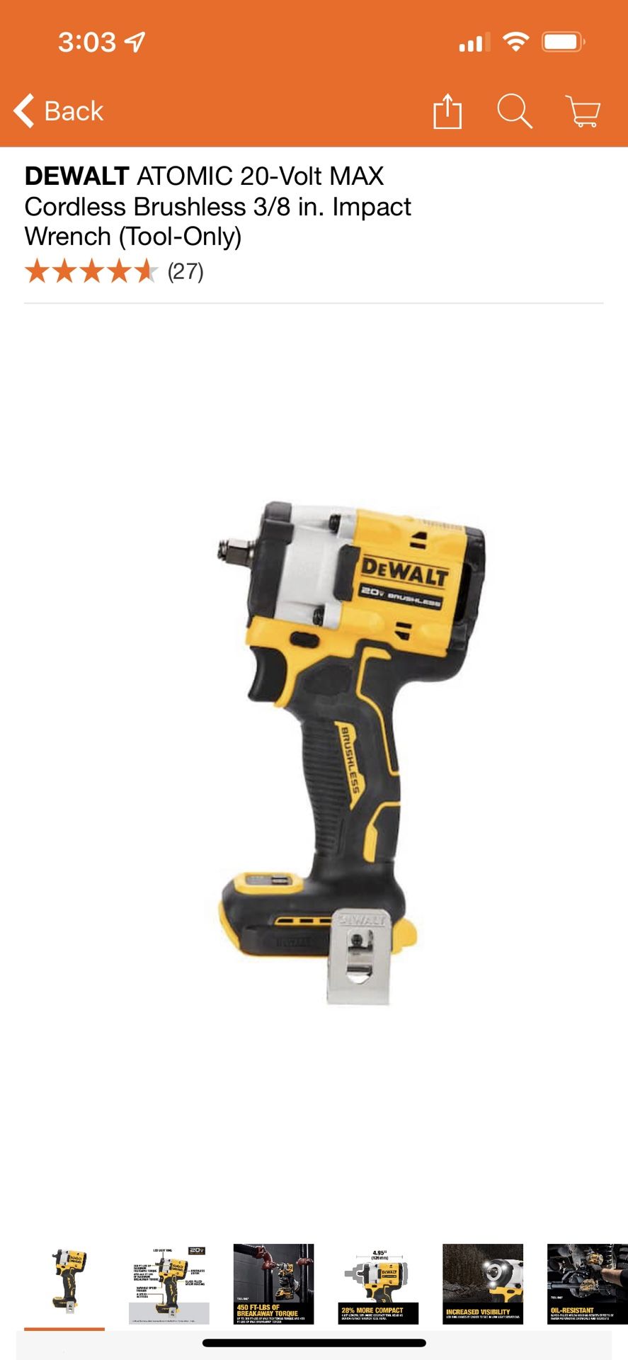 3/8 Impact Wrench 