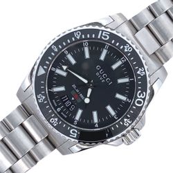 A1 Hawk – Gucci 136.3 Diver Watch (A1D015418) – Stainless Steel – Black Dial – Quartz – 2021 Model