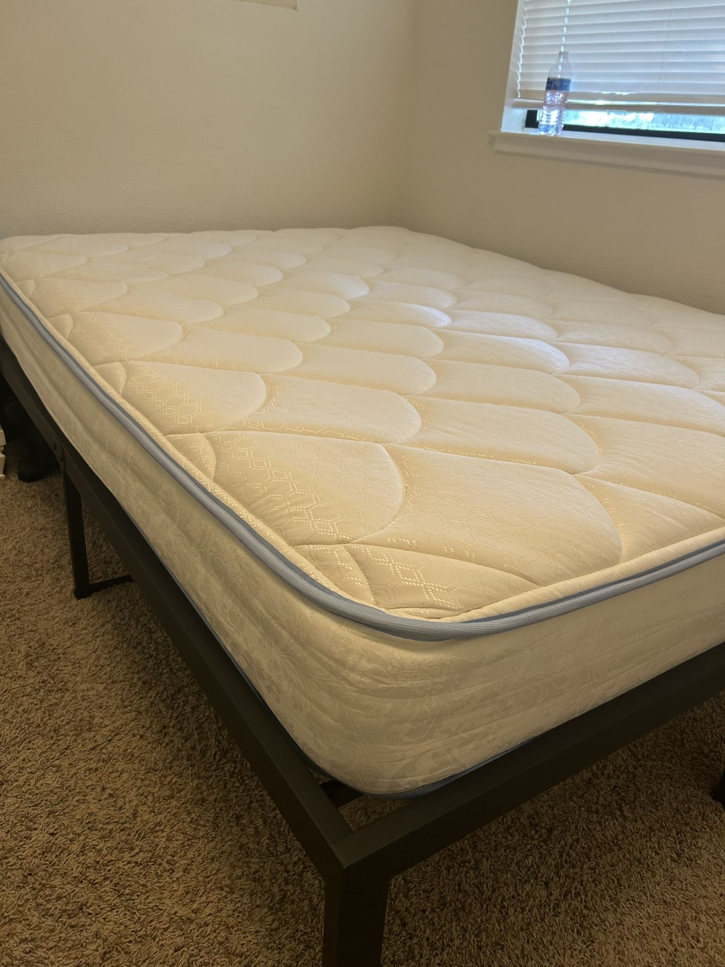 Full Size Mattress with Bed Frame