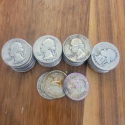 Silver Washington Quarters