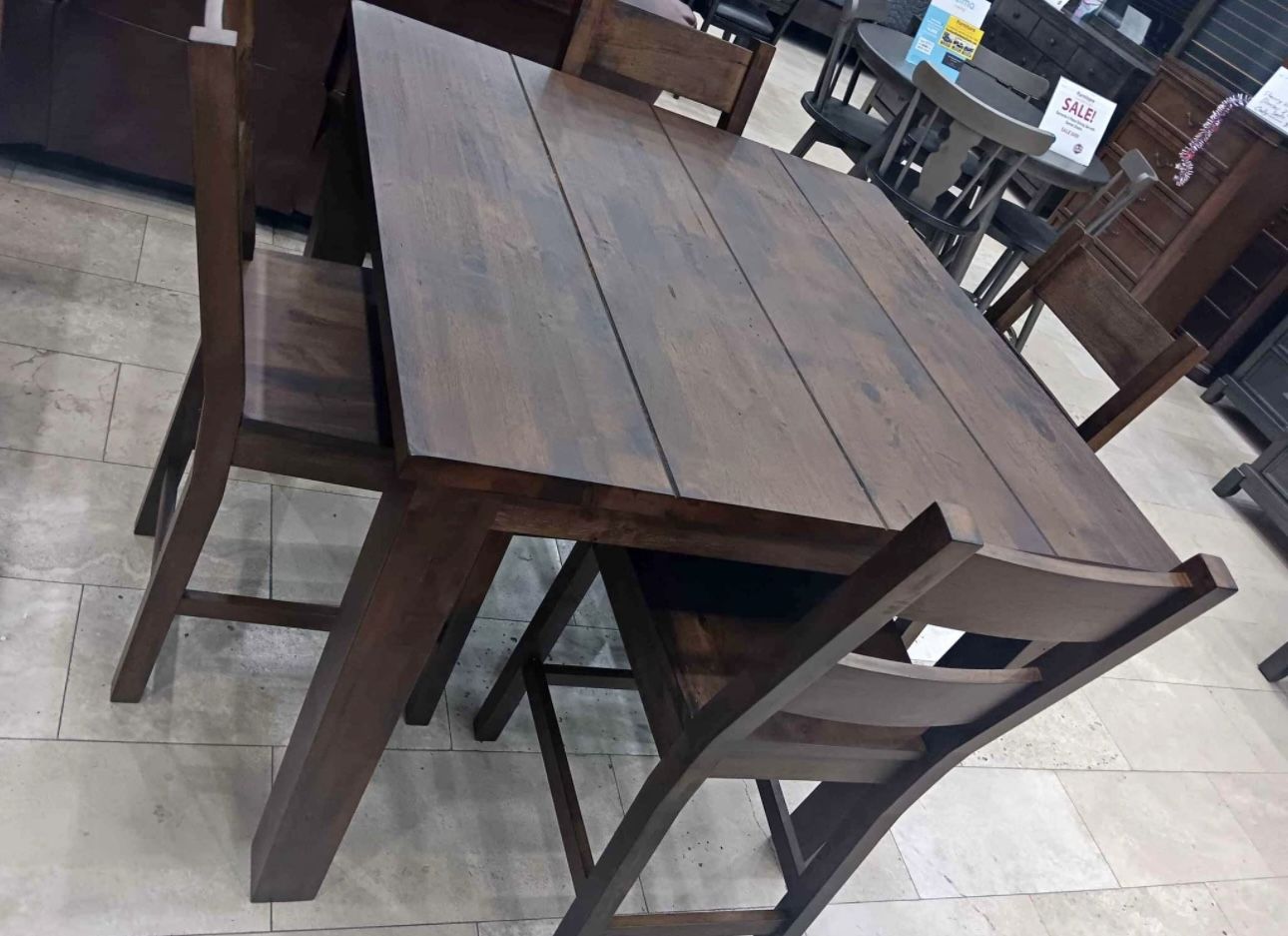 Brantley Kind Of Height Dining Room Table With Chairs, $499 With Easy Finance