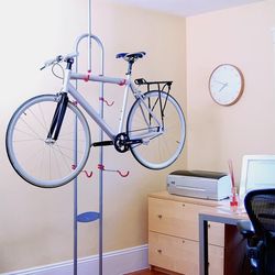 One Floor to ceiling Vertical Bike Storage