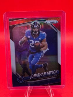 2025 Panini Prizm - Jonathan Taylor #108 Red White & Blue Prizm