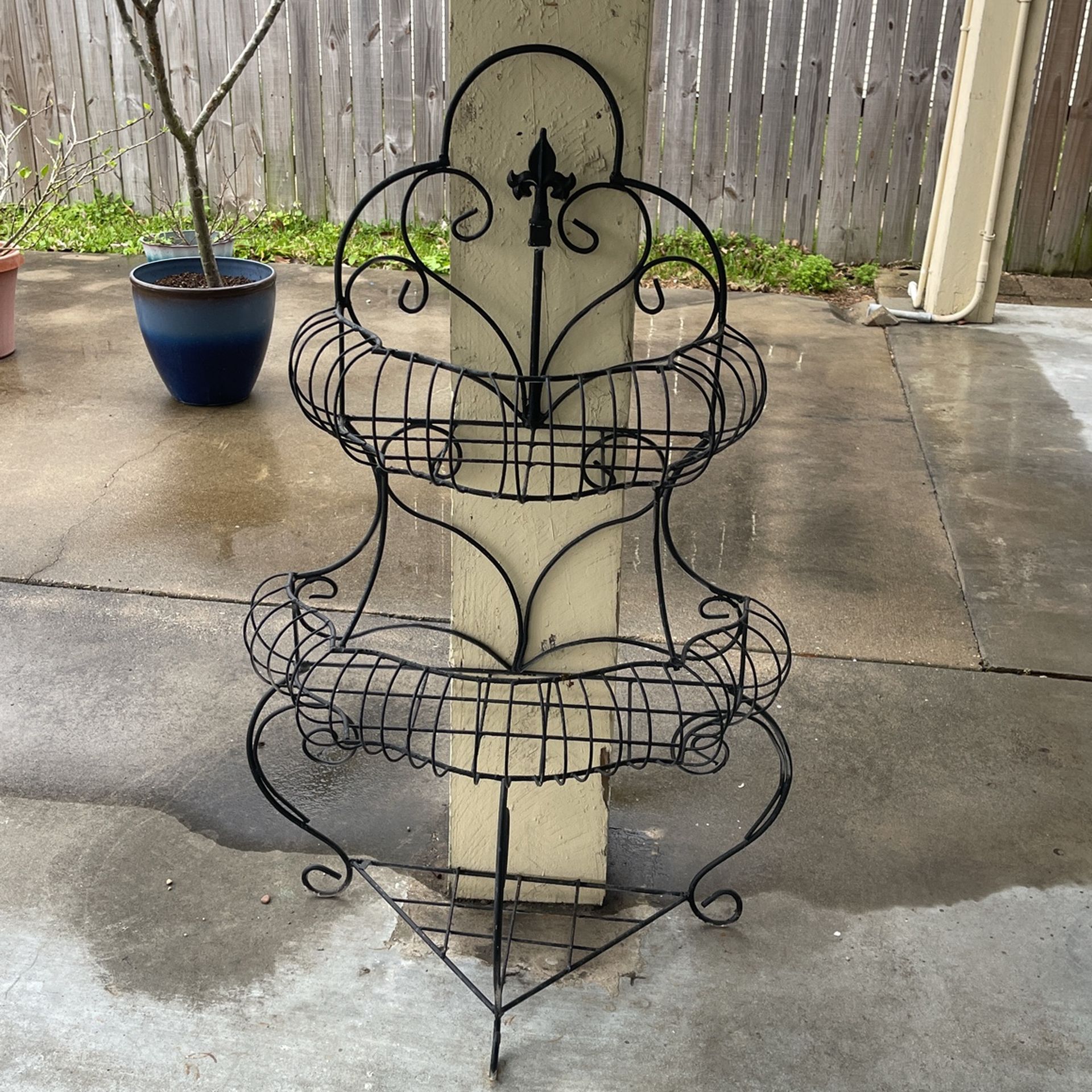 Wrought Iron Bakers Rack