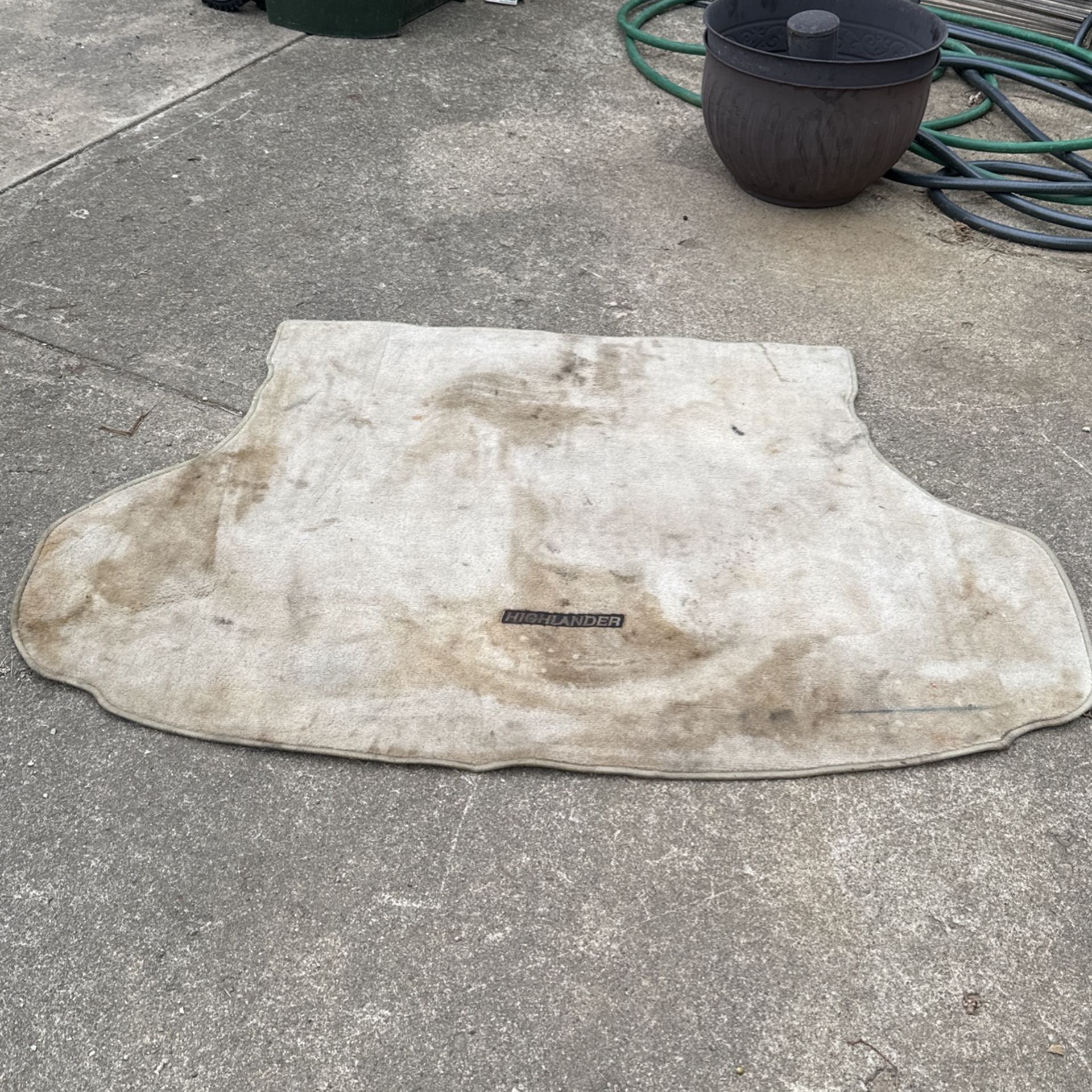 2006 Toyota Highlander Trunk Carpet Mat