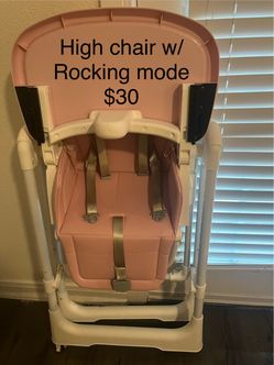 Baby High Chair with Rocking Mode