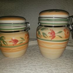 CANISTER SET OF 2 -- BRAND NEW, NEVER USED!