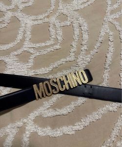 Designer belt moschino