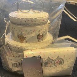 Loungefly Disney 100 Celebration Cake Crossbody Bag and wallet