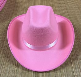 Juniors Or Ladies Pink Cowboy Hats Four Available