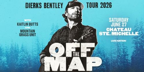 Lawn Seats for Dierks Bentley at Chateau Ste. Michelle on June 26th