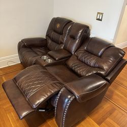 Electric couch, loveseat and single
