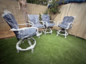 Outdoor barstools new in the box