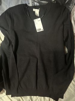 New H&M Black Long Sleeve Top - Size S