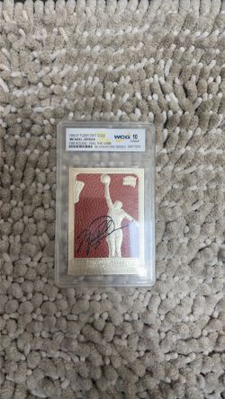Michael Jordan 1996-97 Fleer 23KT Gold Rookie Card WCG 10
