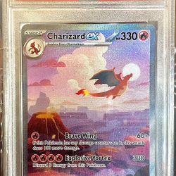 151 Charizard Full Illustration PSA 10