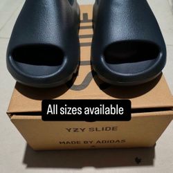 Onyx Yeezy Slides