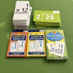 Free (with Other Purchase) Free New& Used Math Flash Cards, Addition/Subtraction/Multiplication/Division
