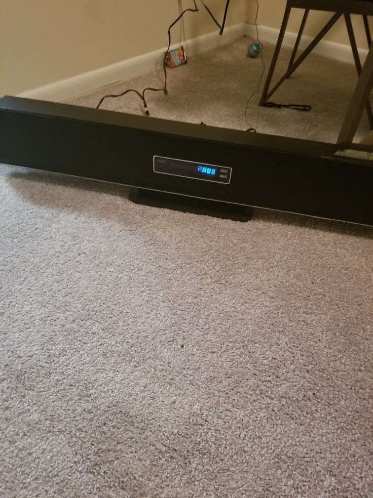 Big bluetooth speaker bar with built in DVD player