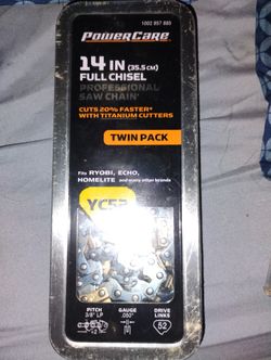 Twin Pack Chainsaw Blade