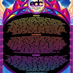 Selling (2) EDC Unregistered Tickets