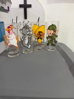 1973 Warner Bros Glasses Vintage & Rare!