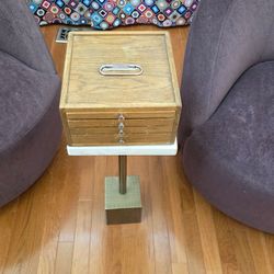 Vintage Watchmaker's Parts Cabinet