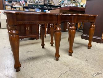 Cherry Finished Colonial End Tables (Set of 2)