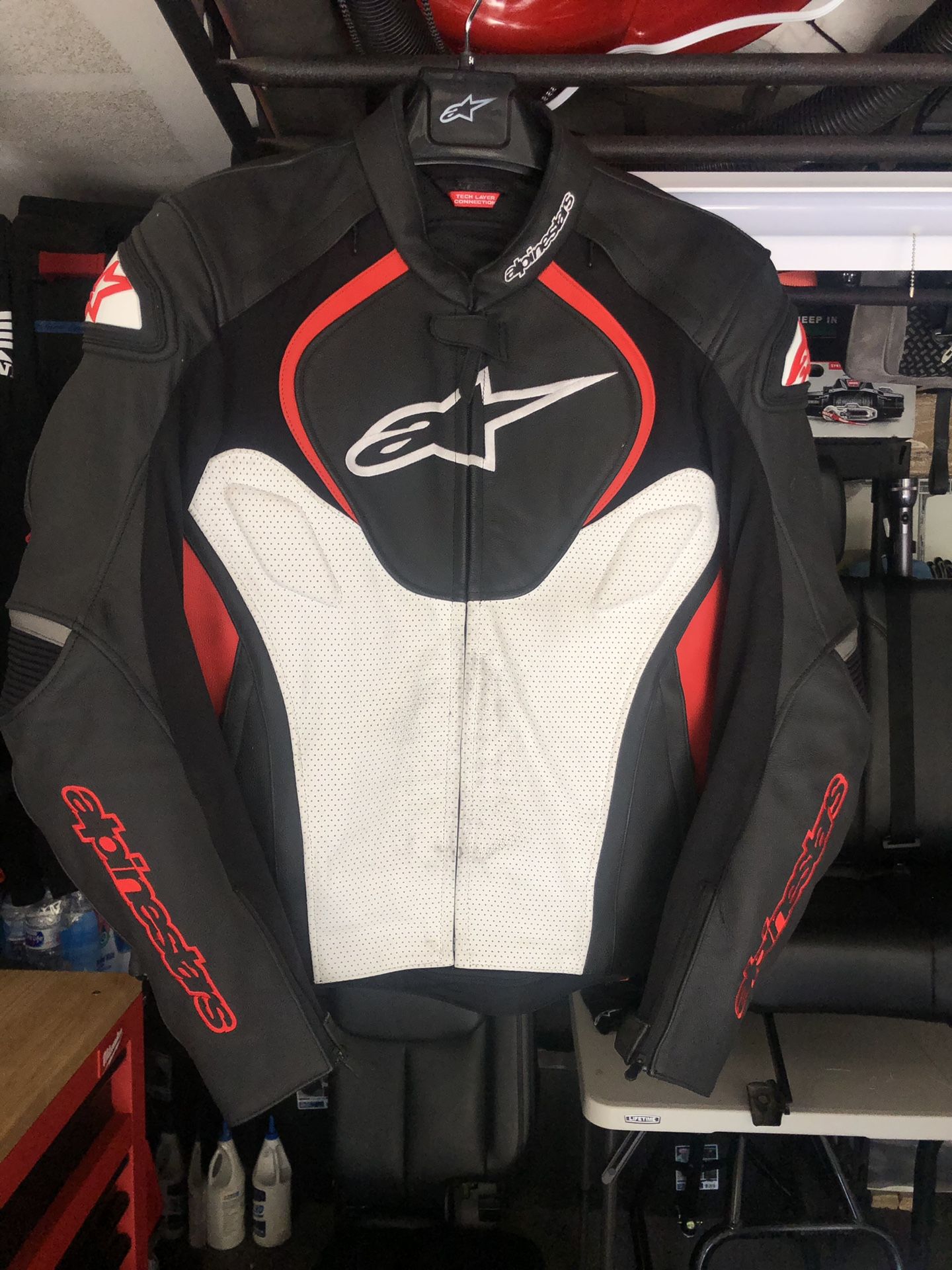 Alpinestars Jaws Perforated leather jacket 54