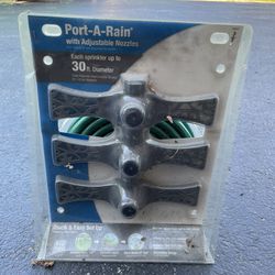 Port-a-rain Sprinkler System 