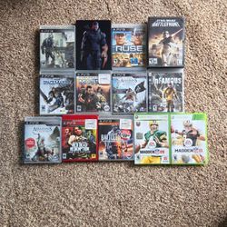 Used PlayStation 3, Xbox 360, and PC Game Collection 