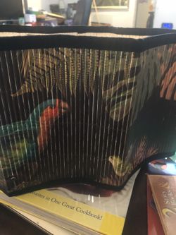 Folding Parrot Lamp Shade Cover
