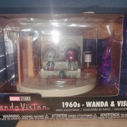 New Sealed Marvel 1960s Wanda Vision Vinyl Living Room FUNKO Mini Moments