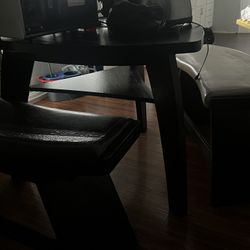 Hillshaw Dark Brown Pub Height Table 