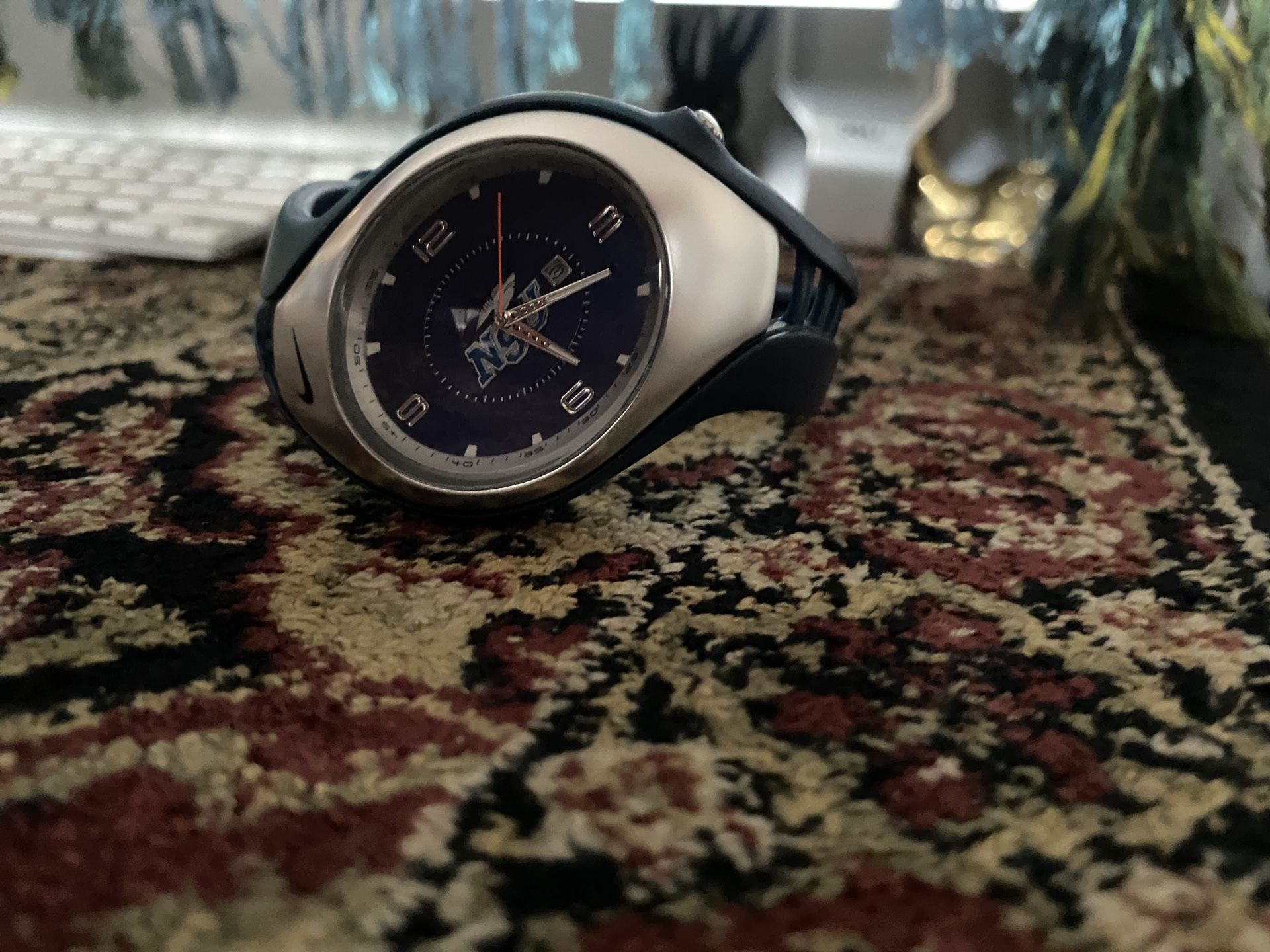 🔥RARE Nike NSU Collectible Triax Swift Analog Watch - WR0093-401 H2O Resistant 100m.