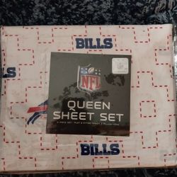 Buffalo Bills Queen Sheet Set